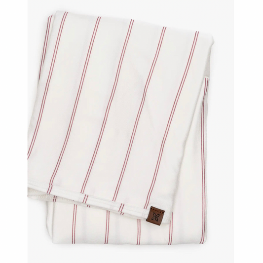 Rose Stripe Swaddle Blanket